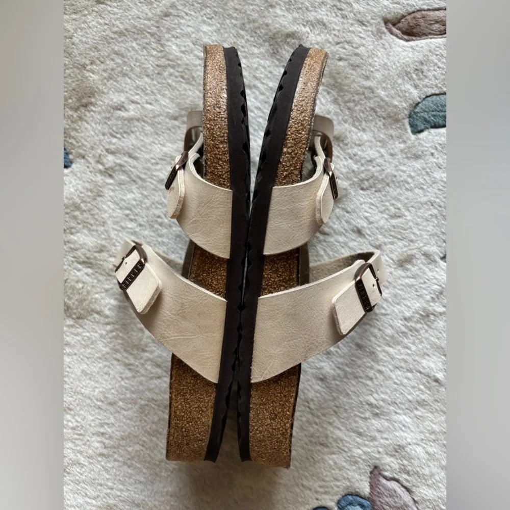 BIRKENSTOCK Mayari Birko-Flor Sandals Antique Lace Pearl 41 - Picture 11 of 14